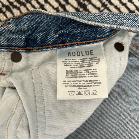 Agolde 90s Denim Jeans Size 25 - Picture 4 of 7